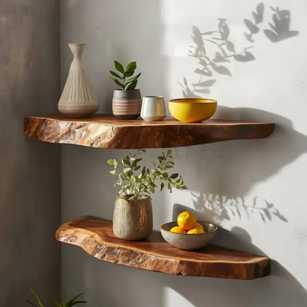 Custom Floating Shelves Wall Decor