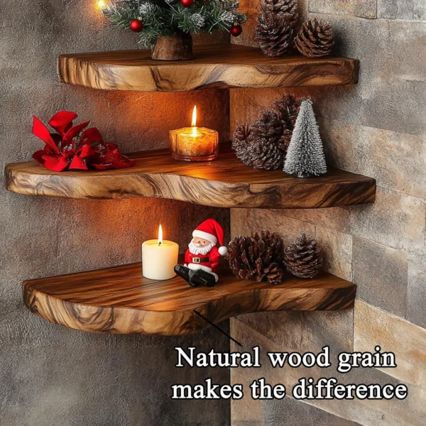 Handmade Wood Floating Shelves