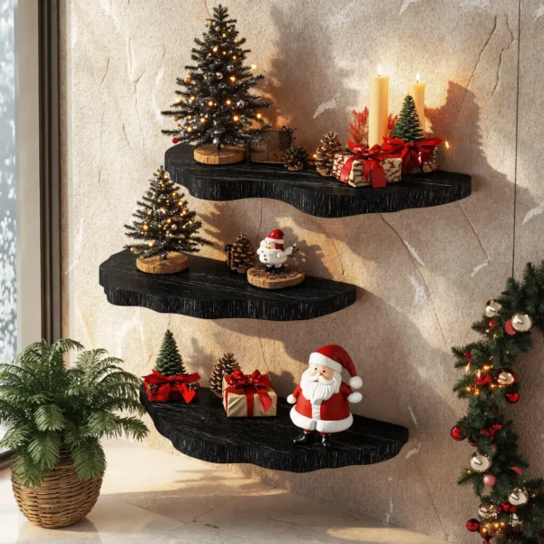 Xmas floating shelf