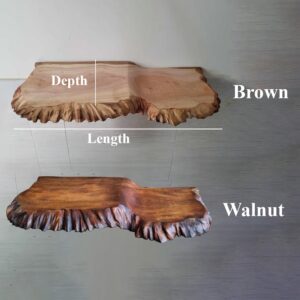 Wavy Shelf Solid Wood Carving Floating Shelves on Wall Decor