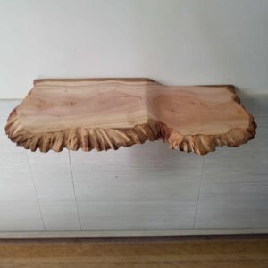 Wavy Shelf Solid Wood Carving Floating Shelves on Wall Decor