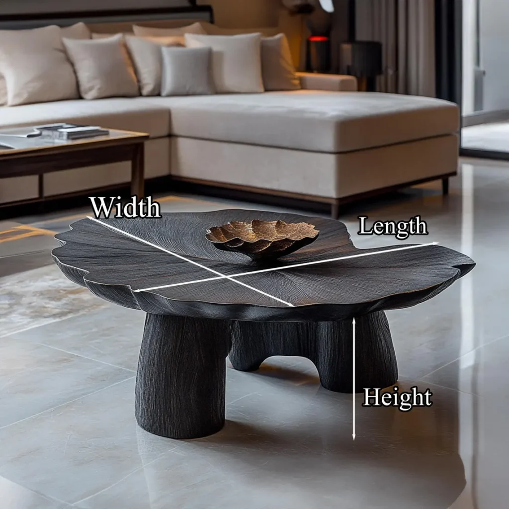 Solid Wood Coffee table Modern Coffee Table for Living Room Home Decor